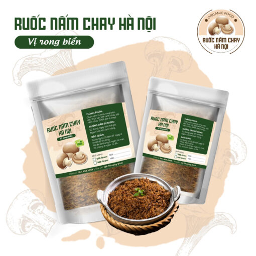 ruốc nấm hương vị rong biển 1kg