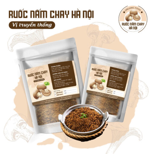 ruốc nấm hương vị truyền thống 1Kg