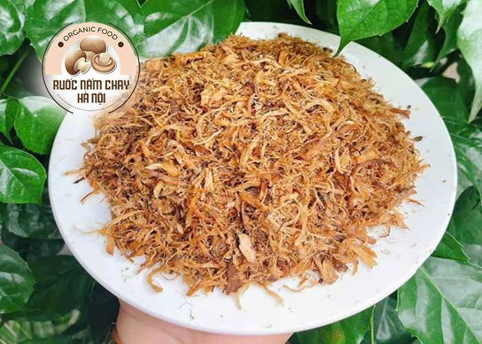 Ruốc nấm chay: Cách làm đơn giản, thơm ngon, bổ dưỡng